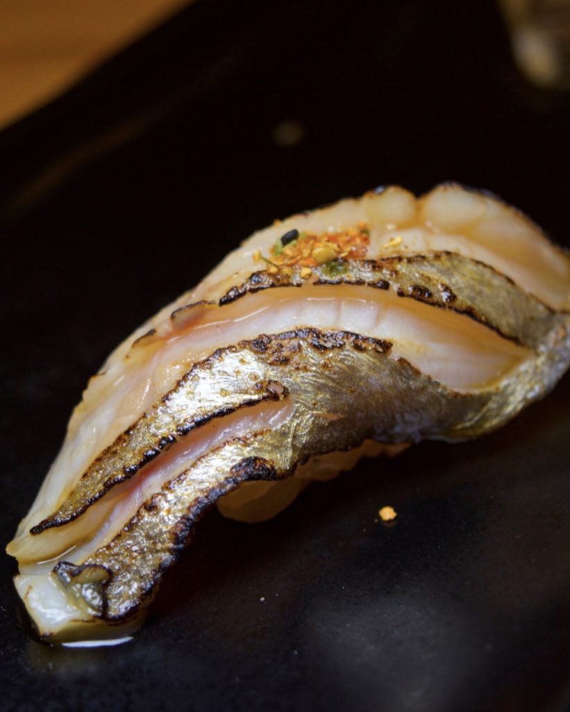 Torched Fish at Sushi Katsuei