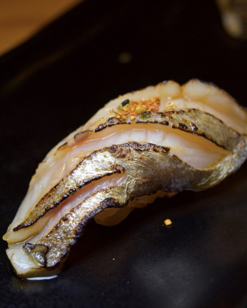 Torched Fish at Sushi Katsuei