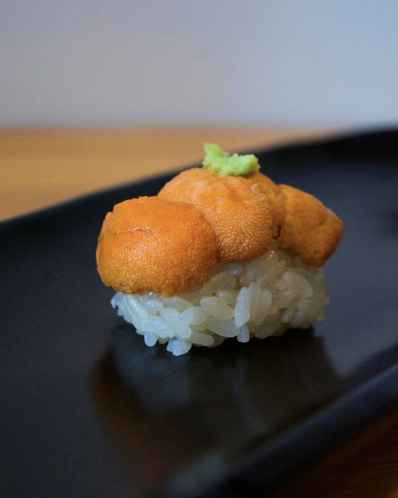 Sea Urchin (UNI) at Sushi Katsuei