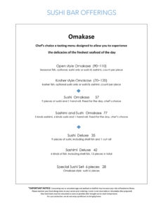 Sushi Katsuei Menu Brooklyn 2